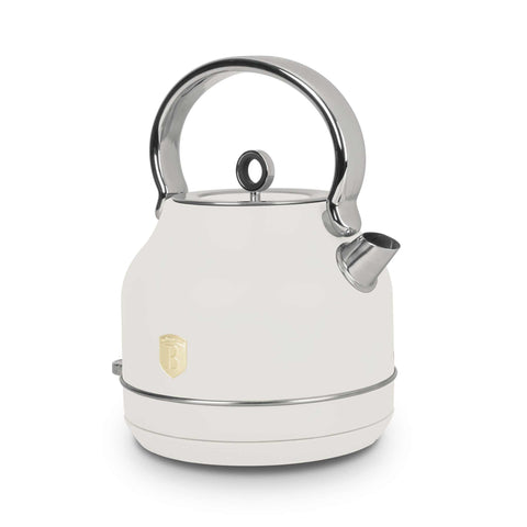 Product image of Electric kettle with thermometer. Part of the Sahara Collection . Features: • Material: 18/10 stainless steel • Capacity: 1,7L • Voltage: 220-240V,50/60Hz • Power: 2200W • Size: 26*20*28 cm • Length of power cord: 75 cm • C.... (Studio view). Official Berlinger Haus product, boosted by Promintra sl.