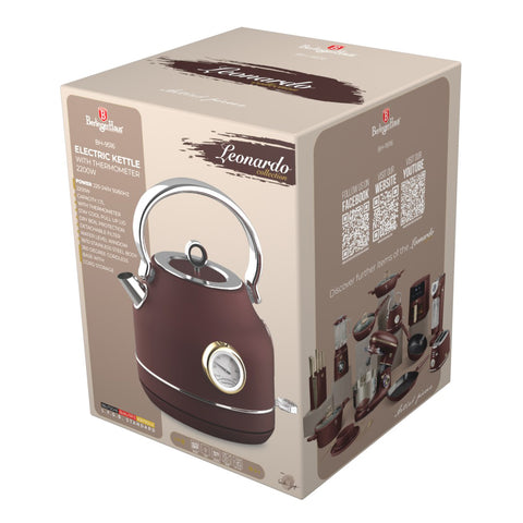 Electric kettle with thermometer