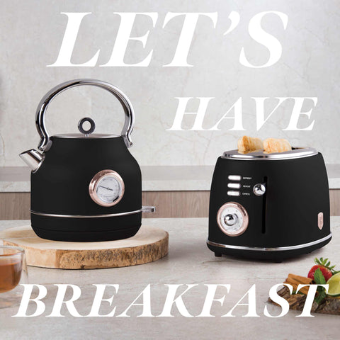  BH/9517, Tostadora, Negra, Oro Rosa, Tostadora B., Eléctrica, Dos Rebanadas