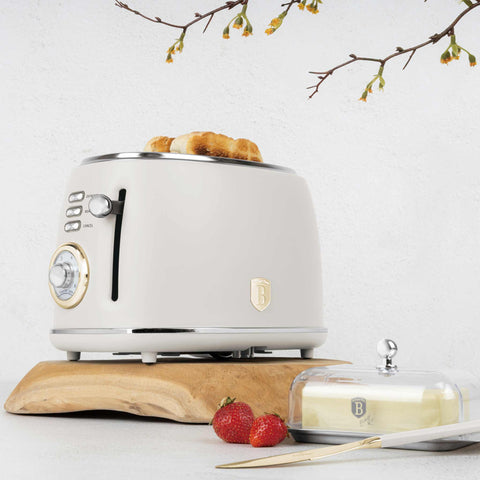 BH/9519, Tostadora, Crema Mate, Tostadora B., Eléctrica, Dos Rebanadas, Electrodomésticos de Cocina