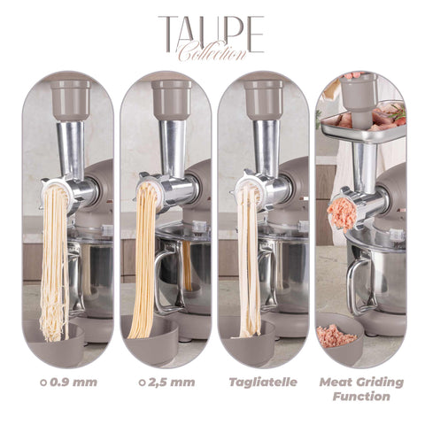  BH/9530, Robot de cocina multifunción 4 en 1, color topo mate, robot de cocina, multiusos, eléctrico, batidora de pie, robot de cocina