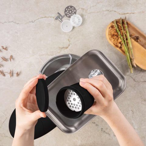 BH/9534, Robot de cocina multifunción 4 en 1, negro, oro rosa, robot de cocina, multiusos, eléctrico, batidora de pie, robot de cocina