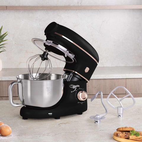 BH/9534, Robot de cocina multifunción 4 en 1, negro, oro rosa, robot de cocina, multiusos, eléctrico, batidora de pie, robot de cocina