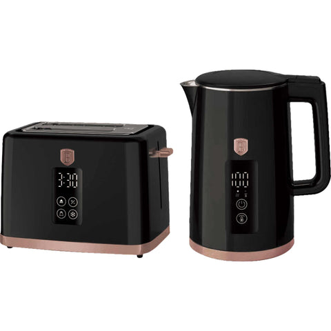  BH/9540, Hervidor eléctrico y tostadora, Negro, Oro rosa, Eléctrico, Hervidor eléctrico, Tostadora, Hervidor y tostadora, Electrodomésticos de cocina, Hervidor