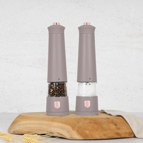  BH/9544N,BH/9544,Juego de 2 molinillos eléctricos de sal y pimienta,Topo mate,Juego de molinillos de sal y pimienta,eléctrico/batería,Juego de molinillos eléctricos de sal y pimienta,Juego de molinillos de sal y pimienta,Aparatos de cocina,Molinillo de sal y pimienta