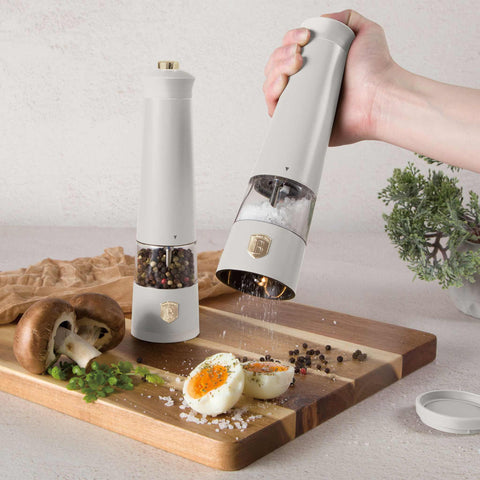  BH/9545N,BH/9545,Juego de 2 molinillos eléctricos de sal y pimienta,Crema mate,Juego de molinillos de sal y pimienta,eléctrico/batería,Juego de molinillos eléctricos de sal y pimienta,Juego de molinillos de sal y pimienta,Aparatos de cocina,Molinillo de sal y pimienta