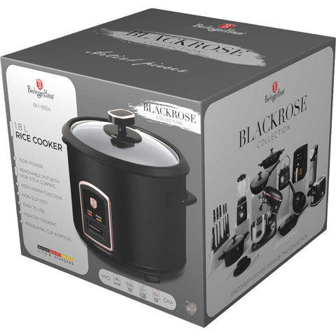  BH/9554, Olla arrocera eléctrica, Negro, Oro rosa, Olla arrocera, Eléctrica, Electrodomésticos de cocina