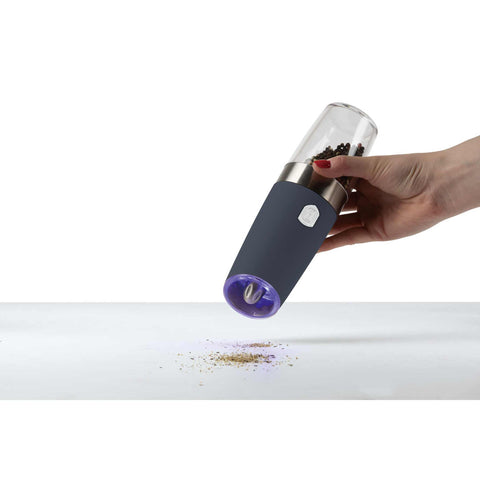  BH/9572, Juego de 2 molinillos de sal y pimienta por gravedad, azul mate, juego de molinillos de sal y pimienta d., eléctrico/a batería, juego de molinillos de sal y pimienta por gravedad, juego de molinillos de sal y pimienta eléctricos, juego de molinillos de sal y pimienta