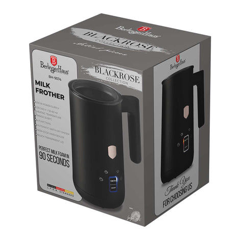  BH/9574, Espumador de leche 4 en 1, Negro, Oro rosa, Espumador de leche, Eléctrico, Espumador de leche eléctrico, Calentador de leche, Electrodomésticos de cocina
