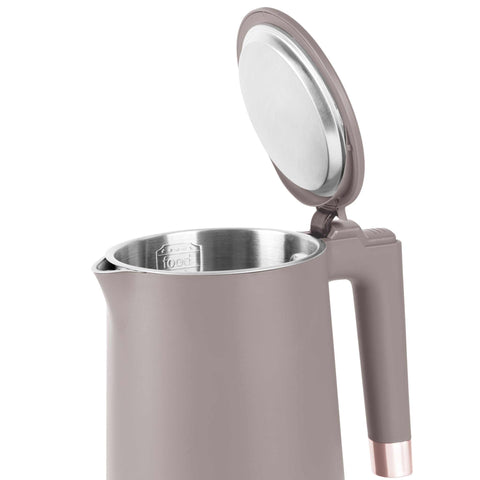  BH/9576, Hervidor de doble pared, Color topo mate, Hervidor eléctrico j., Eléctrico, Hervidor eléctrico de doble pared, Electrodomésticos de cocina, Hervidor