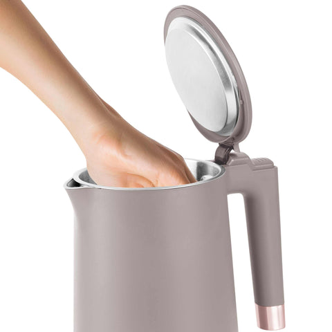  BH/9576, Hervidor de doble pared, Color topo mate, Hervidor eléctrico j., Eléctrico, Hervidor eléctrico de doble pared, Electrodomésticos de cocina, Hervidor