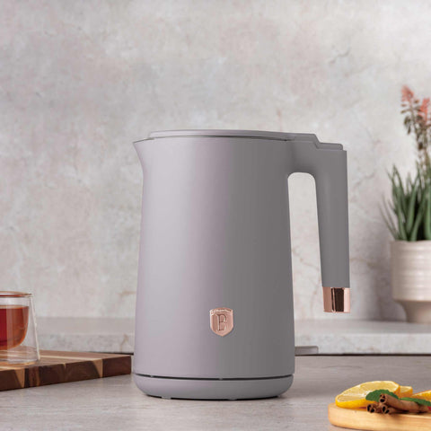  BH/9576, Hervidor de doble pared, Color topo mate, Hervidor eléctrico j., Eléctrico, Hervidor eléctrico de doble pared, Electrodomésticos de cocina, Hervidor