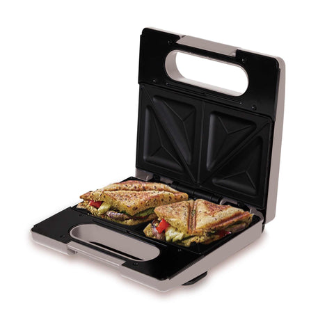 BH/9585, sandwichera 3 en 1 con placas desmontables, color topo mate, sandwichera 3 en 1, eléctrica, sandwichera eléctrica, prensa para paninis, panini maker, parrilla, waflera, multifuncional, electrodomésticos de cocina, sandwichera