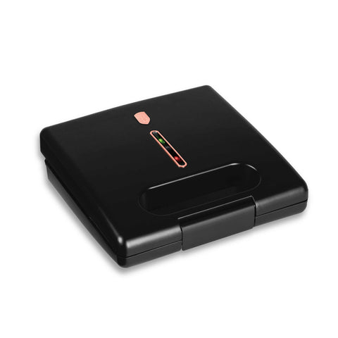  BH/9586, sandwichera 3 en 1 con placas desmontables, negra, oro rosa, sandwichera 3 en 1, eléctrica, sandwichera eléctrica, prensa para paninis, panini maker, parrilla, waflera, multifuncional, electrodomésticos de cocina, sandwichera