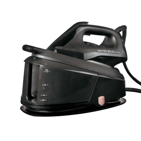  BH/9596, Plancha de vapor, Negro, Oro rosa, Plancha de vapor, Eléctrica, Electrodomésticos