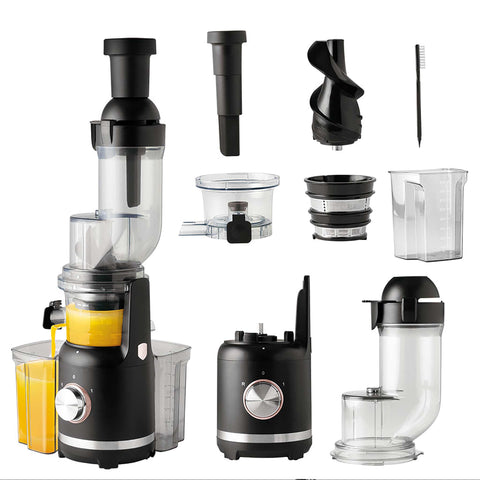  BH/9610, Exprimidor lento, Negro, Oro rosa, Eléctrico, Exprimidor eléctrico de cítricos, Zumo, Exprimidor de naranja, Extractor de jugos, Electrodomésticos de cocina, Exprimidor