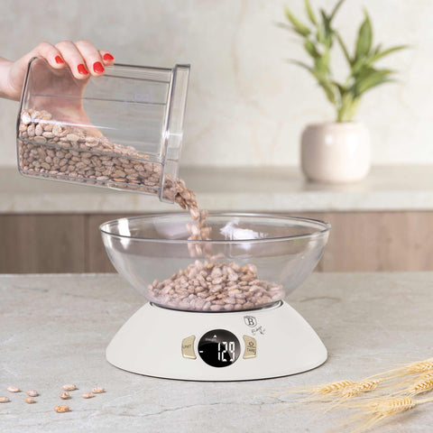  BH/9617N, BH/9617, Báscula de cocina con recipiente, Crema mate, Eléctrica/batería, Báscula de cocina digital con recipiente, Aparatos de cocina, Báscula de cocina
