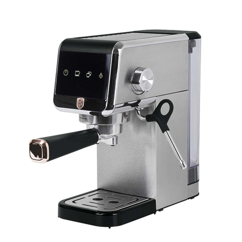 Cafetera eléctrica, cafetera espresso con espumador de leche, eléctrica, cafetera espresso, negra, oro rosa, NUEVA, BH/9622