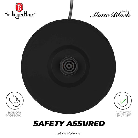  BH/9640, Hervidor eléctrico con termómetro, Negro mate, Hervidor eléctrico k., Eléctrico, Electrodomésticos de cocina, Hervidor