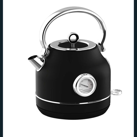 BH/9640, Black Silver Collection, Black Vantage Collection, café, Colección Black Silver, Colección Black Vantage, Colección Eternal, Colección Matte Black, ekitchen, electrodomésticos de cocina, eléctrico, Eternal Collection, hervidor, hervidor eléctrico, Hervidor eléctrico con termómetro, Kettle, Kitchen Appliances, Matte Black Collection, negro mate, té, té y café