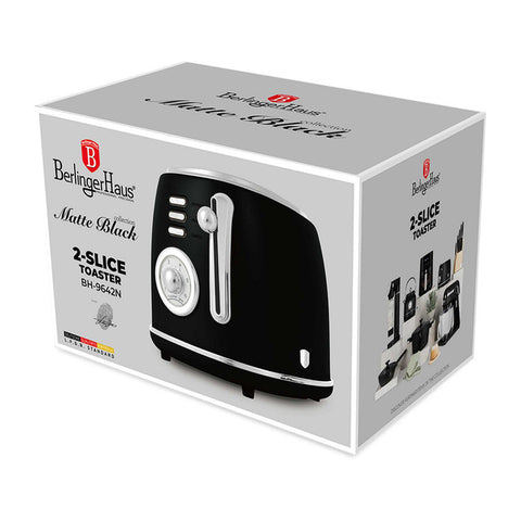  BH/9642N, Tostadora, Negro Mate, Tostadora B., Eléctrica, Dos Rebanadas