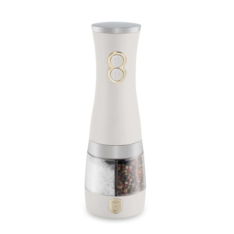 2 en 1, almacenaje, batería, BH/9645, BH/9645-4B, BH/9645A-4B, café, Colección Sahara, crema mate, ekitchen, eléctrico, Kitchen Gadgets, molinillo de sal y pimienta, molinillo de sal y pimienta 2 en 1, molinillo de sal y pimienta eléctrico, molinillo de sal y pimienta eléctrico 2 en 1, Sahara Collection, Salt & Pepper Mill, Storage, té, té-café, vajilla, vajillas