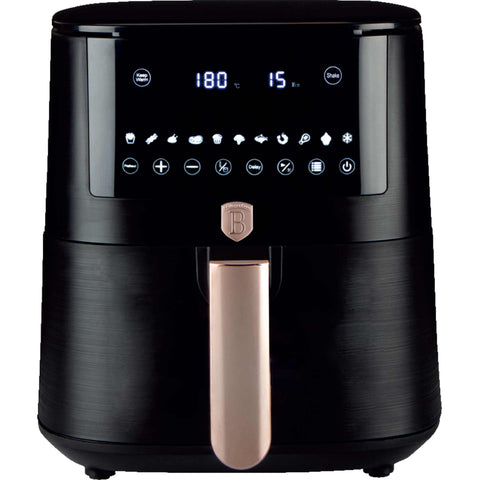 BH/9652, NUEVO, Freidora de aire 8L, negra, oro rosa, freidora de aire, eléctrica, freidora de aire digital, airfryer, freidora sin aceite