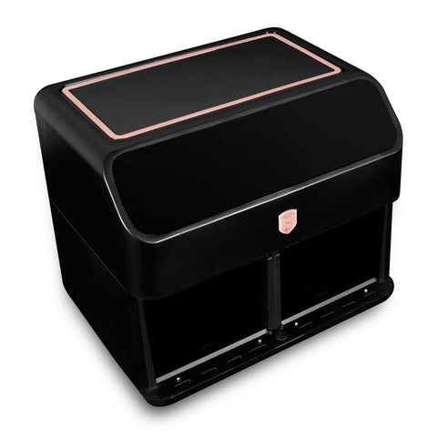 BH/9659, Freidora de aire de doble cesta 4+4L, Negra, Oro rosa, Freidora de aire doble, Eléctrica, Freidora de aire digital, Freidora de aire, Freidora de aire sin aceite, Freidora de aire de doble cesta, Freidora de aire con ventana, Electrodomésticos de cocina, Freidora de aire