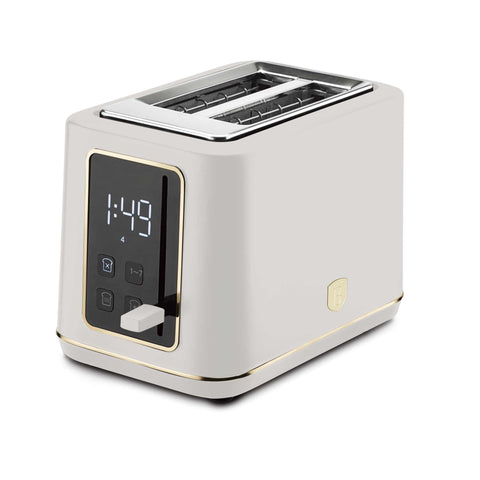  BH/9663, Tostadora digital, Crema mate, Tostadora eléctrica, Tostadora de dos rebanadas, Electrodomésticos de cocina