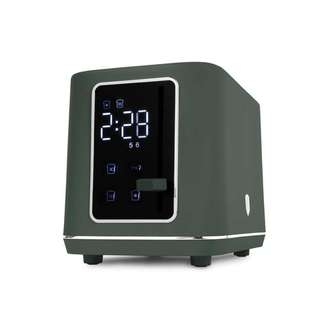  BH/9665, Tostadora digital, Verde mate, Tostadora eléctrica, Tostadora de dos rebanadas, Electrodomésticos de cocina