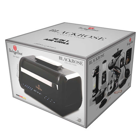  BH/9667, Parrilla de aire 16 en 1, Negra, Oro rosa, Parrilla de aire, Eléctrica, Parrilla de aire digital, Parrillas y barbacoas