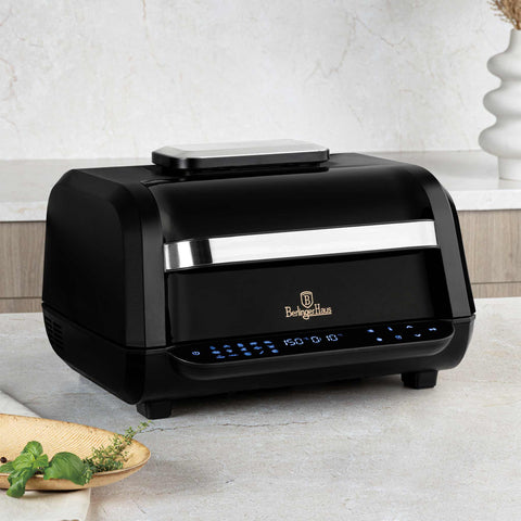  BH/9667, Parrilla de aire 16 en 1, Negra, Oro rosa, Parrilla de aire, Eléctrica, Parrilla de aire digital, Parrillas y barbacoas