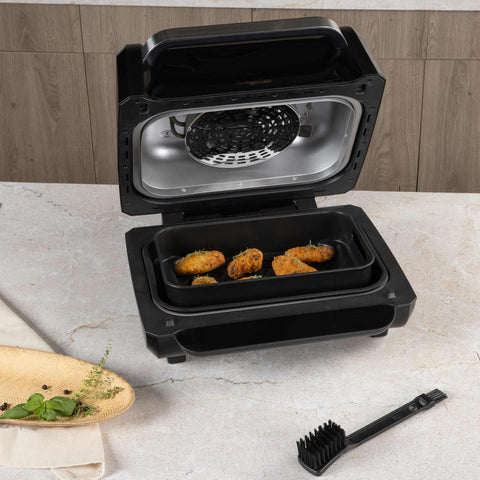 grills & bbq,air grill, Imagen tipo estilo de vida: detalles y funciones.
