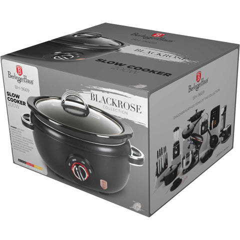  BH/9669, Olla de cocción lenta 3,5L, Negra, Olla de cocción lenta, Eléctrica, Electrodomésticos de cocina