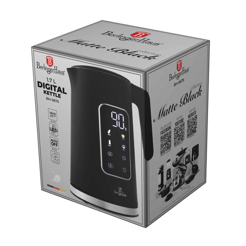  BH/9675, Hervidor eléctrico digital, Negro, Plateado, Hervidor eléctrico e., Eléctrico, Hervidor eléctrico digital A, Electrodomésticos de cocina, Hervidor
