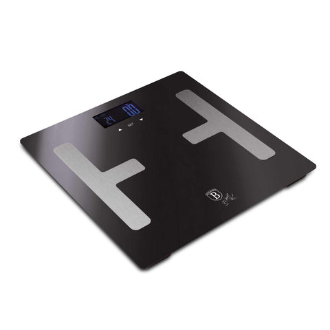  BH/9684, BH/9217, Báscula digital de baño BODYFAT de vidrio con capacidad de 180 kg, gris oscuro, báscula de baño de grasa corporal, eléctrica/batería, báscula de baño digital, báscula de grasa corporal, aparatos de cocina, báscula de baño