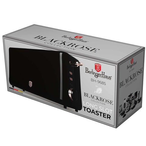  BH/9685, Tostadora, Negra, Oro Rosa, Tostadora con ranura larga, Eléctrica, Ranura larga