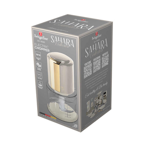  BH/9688, Picadora 2 en 1, Crema, mini picadora, eléctrica, picadora, picadora de alimentos, picadora de verduras, picadora de ajo, Utensilios de cocina, Rebanadora y picadora