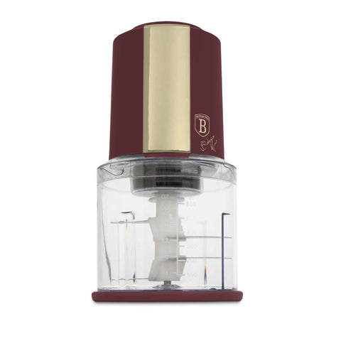  BH/9689, Picadora 2 en 1, Burdeos, minipicadora, eléctrica, picadora, picadora de alimentos, picadora de verduras, picadora de ajo, utensilios de cocina, rebanadora y picadora
