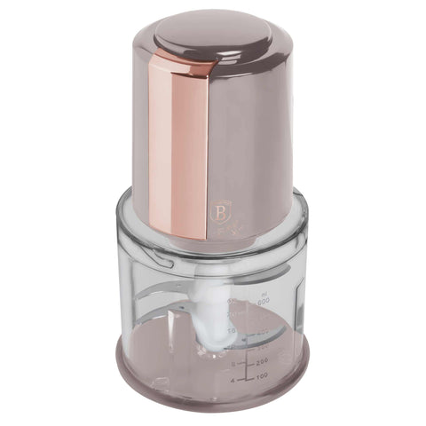  BH/9690, Picadora 2 en 1, color topo mate, minipicadora, eléctrica, picadora, picadora de alimentos, picadora de verduras, picadora de ajo, utensilios de cocina, rebanadora y picadora