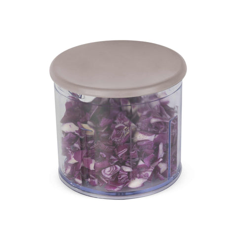  BH/9690, Picadora 2 en 1, color topo mate, minipicadora, eléctrica, picadora, picadora de alimentos, picadora de verduras, picadora de ajo, utensilios de cocina, rebanadora y picadora