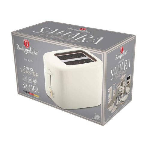 BH/9699, Tostadora con tapa, Crema Mate, Tostadora eléctrica, Tostadora, Dos rebanadas, Ranura ancha, Electrodomésticos de cocina