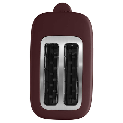  BH/9700, Tostadora con tapa, Burdeos mate, Tostadora eléctrica, Tostadora, Dos rebanadas, Ranura ancha, Electrodomésticos de cocina