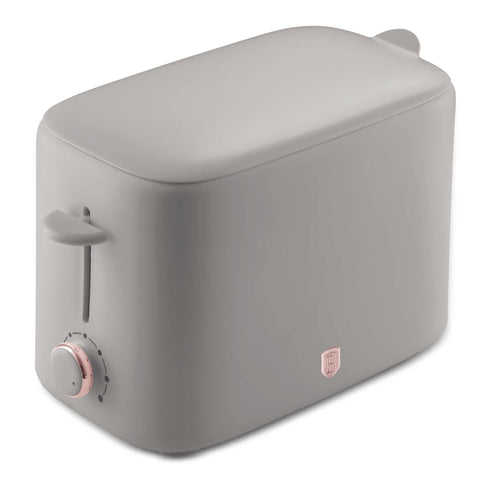  BH/9701, Tostadora con tapa, color topo mate, tostadora eléctrica, dos rebanadas, ranura ancha