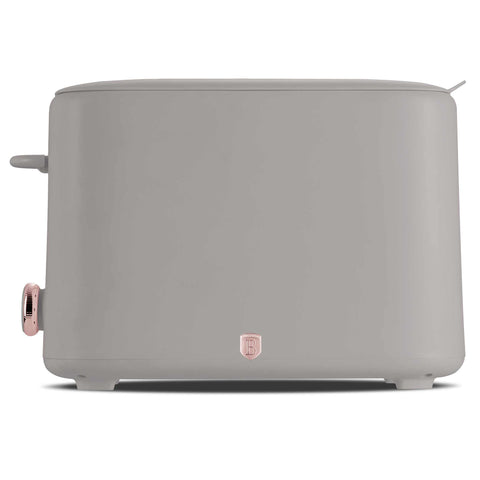  BH/9701, Tostadora con tapa, color topo mate, tostadora eléctrica, dos rebanadas, ranura ancha