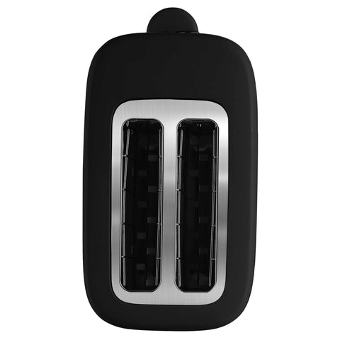  BH/9703, Tostadora con tapa, Negra, Plateada, Tostadora eléctrica, Tostadora, Dos rebanadas, Ranura ancha