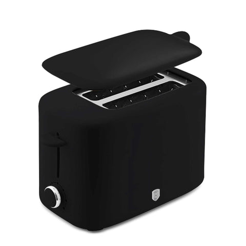  BH/9703, Tostadora con tapa, Negra, Plateada, Tostadora eléctrica, Tostadora, Dos rebanadas, Ranura ancha