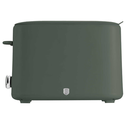  BH/9705, Tostadora con tapa, Verde Mate, Tostadora eléctrica, Tostadora, Dos rebanadas, Ranura ancha, Electrodomésticos de cocina