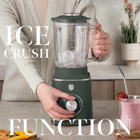  BH/9707,BH/9823,Batidora de vaso con jarra de cristal de 1,5L, 1000W,Verde mate,batidora de vaso c.,eléctrica,batidora de vaso,licuadora,batidora,turmix,Electrodomésticos de cocina