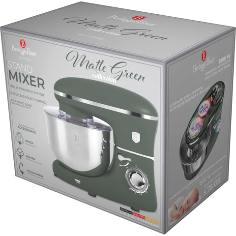  BH/9708, Robot de cocina, Verde mate, Robot de cocina, Eléctrico, Batidora de pie, Robot de cocina, Electrodomésticos de cocina